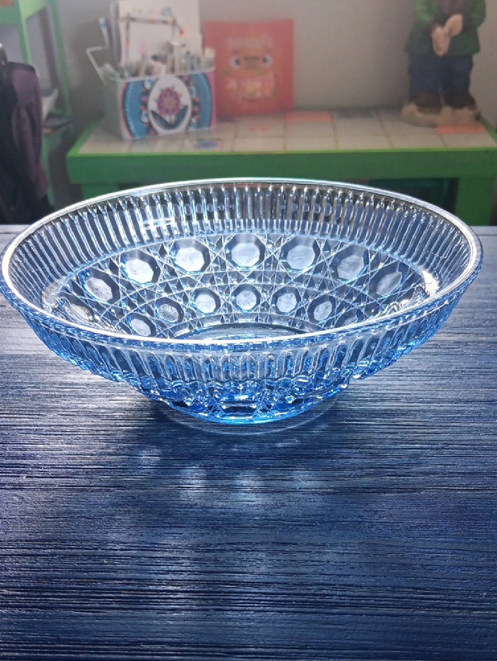 Vintage Blue Candy Dish